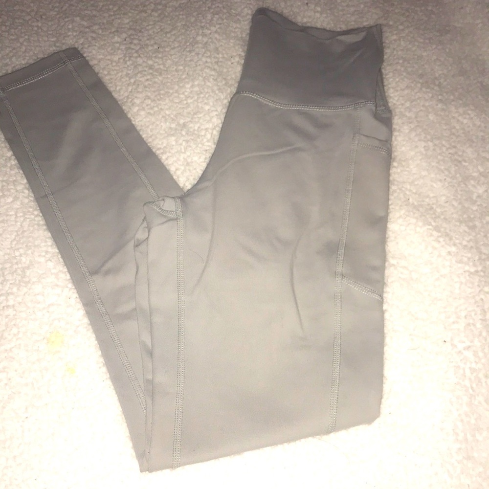 BUFFBUNNY Rosa taupe leggings with pockets XS